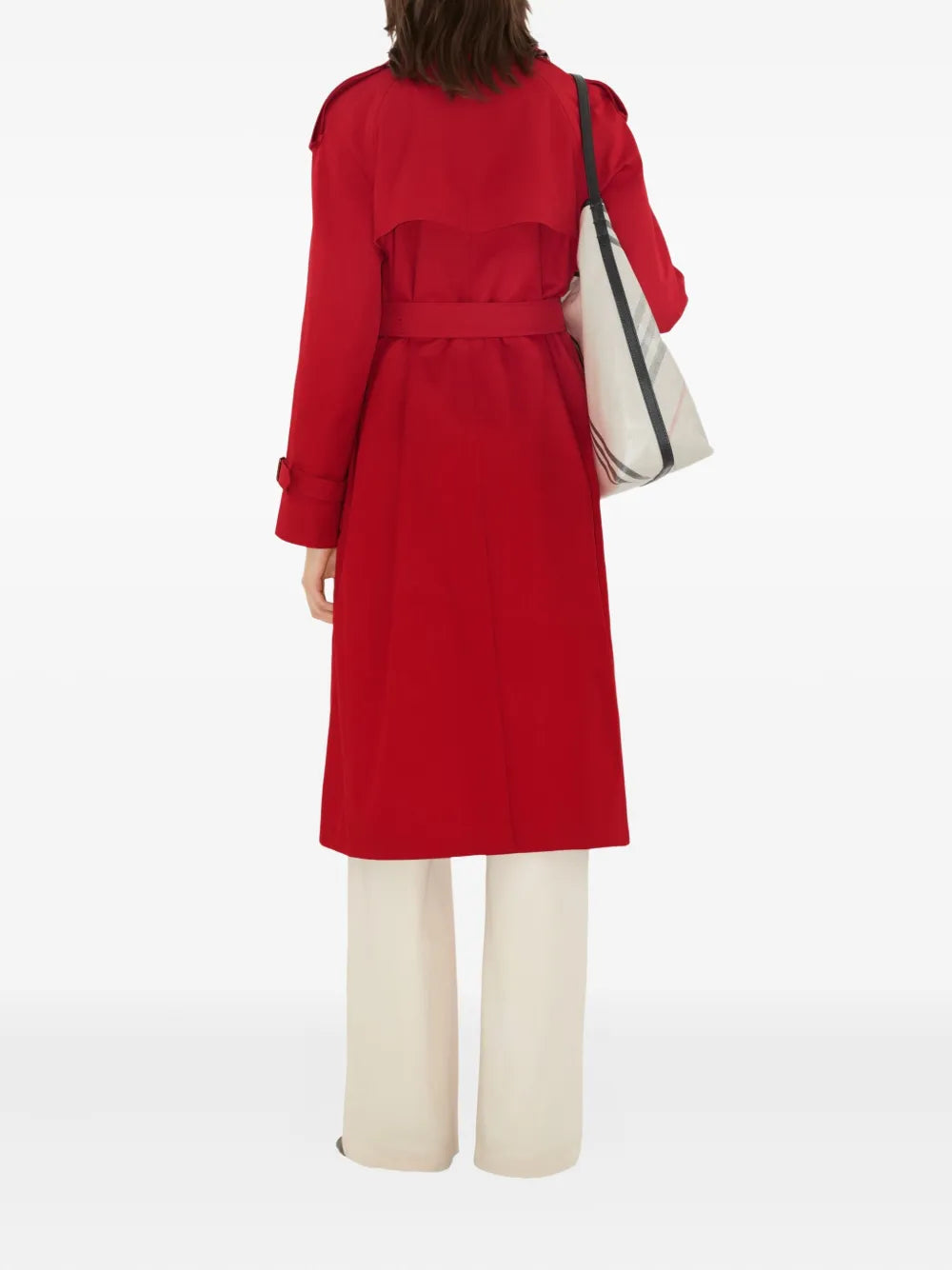 コート キャッスルフォードトレンチ Burberry 赤 Femme