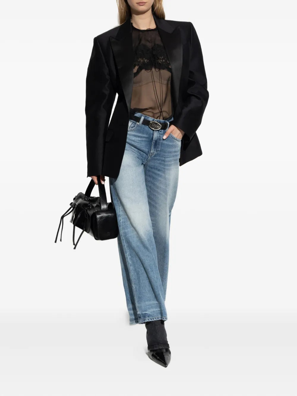 Image de l'article Jean large D-Akemi 1978 L.30 de la marque Diesel pour Femme - Saison Automne-Hiver 2025 - Vue de Dos