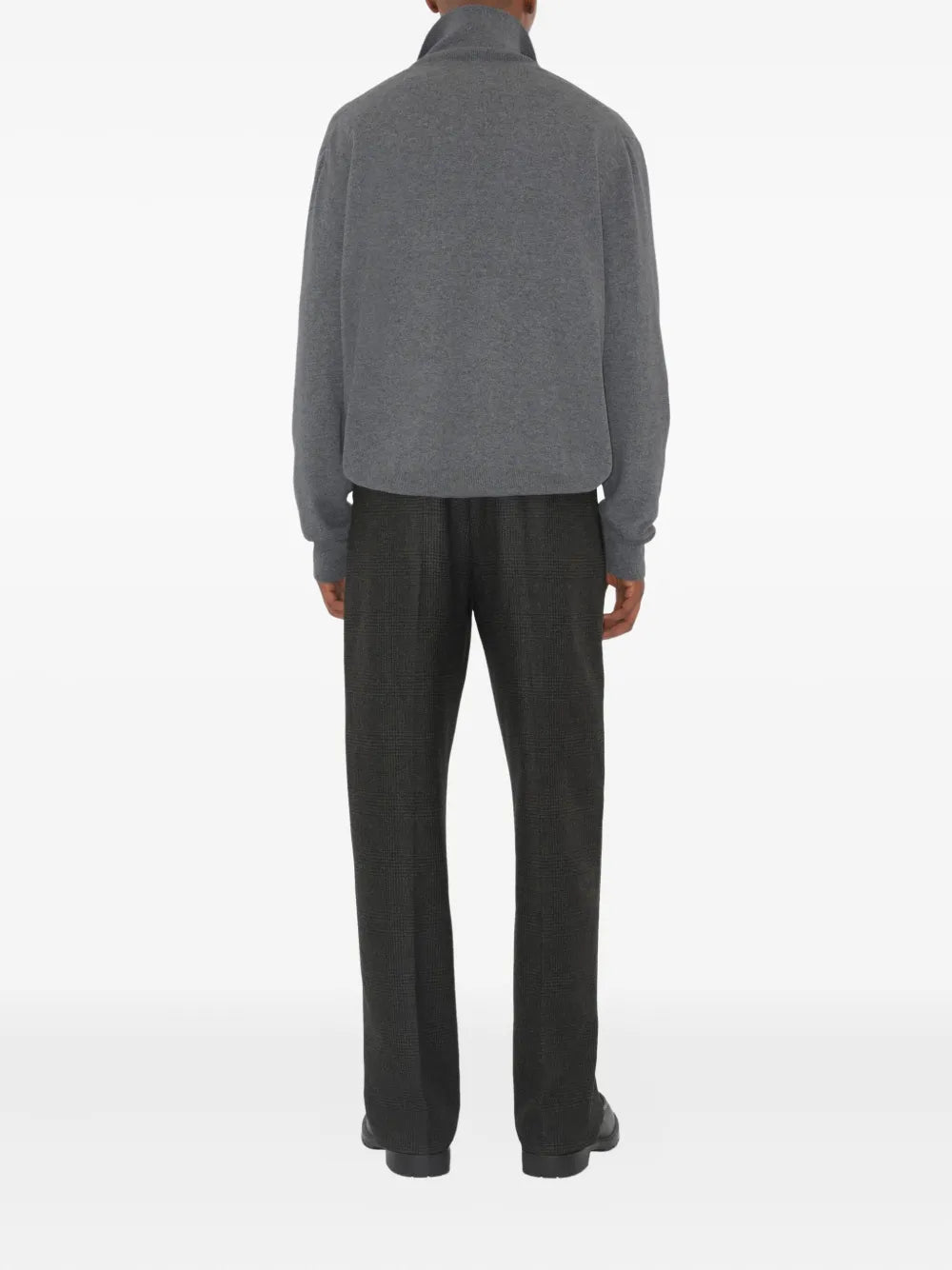 Image de l'article Pull zippé de la marque Burberry pour Homme - Saison Automne-Hiver 2025 - Vue détaillée_1