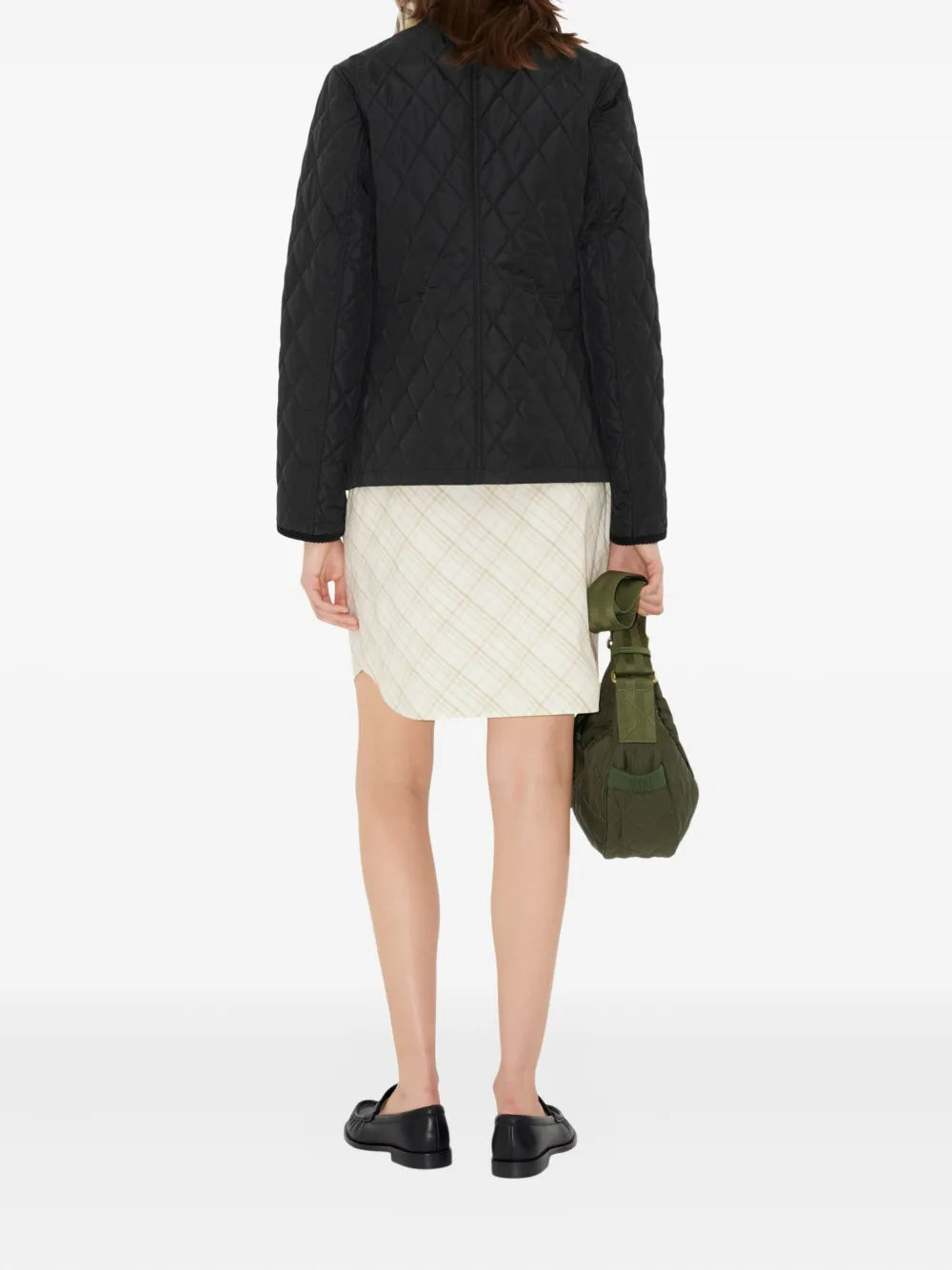 Vestes Dorset Quilted Nylon Jacket Burberry Noir Femme