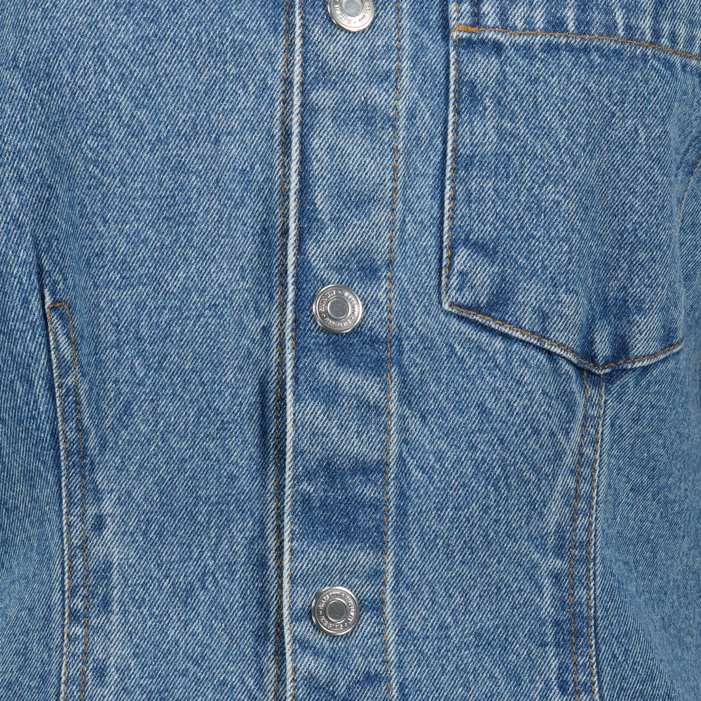 Vestidos Vestido Camisa de Denim Ami PARIS Azul Femme
