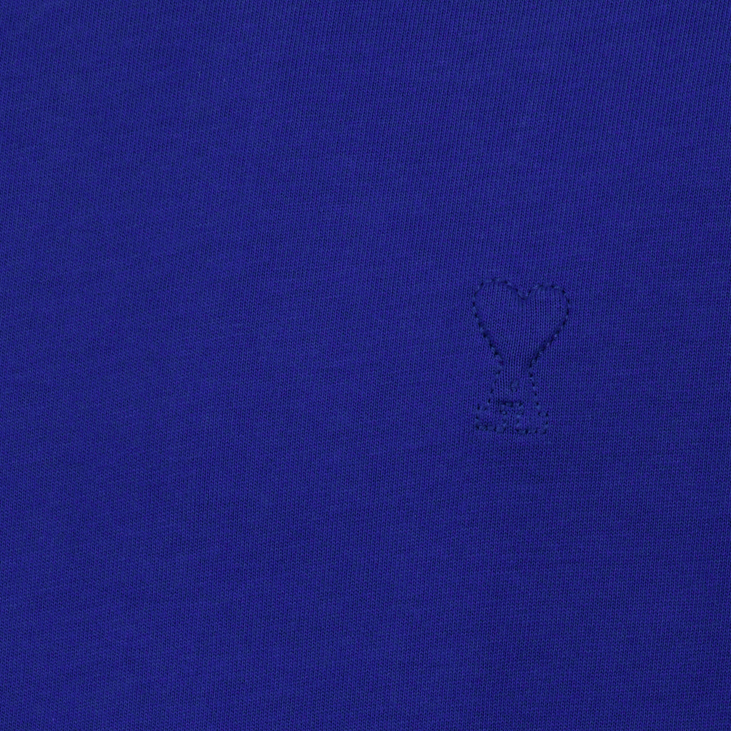 T-shirts T-shirt bleu en coton Ami PARIS Bleu Unisexe