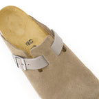 Sapatos abertos Mules Boston Birkenstock Marrom Homme