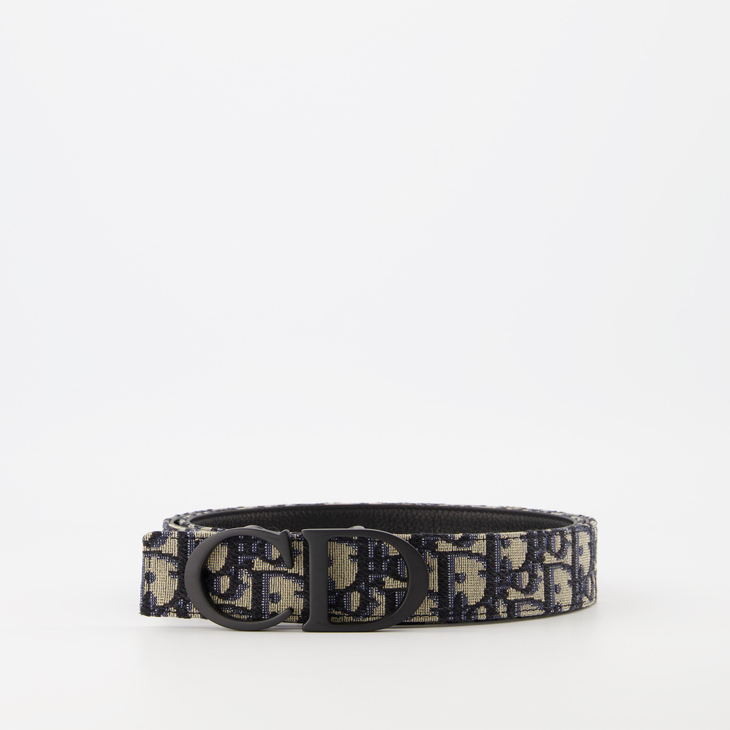 Cinture Ceinture Oblique réversible Dior Beige Homme
