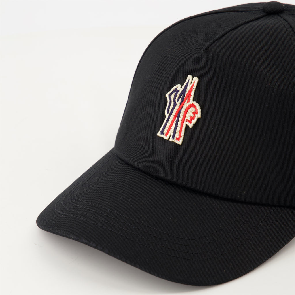 Hats, caps and beanies Logo Cap Moncler Grenoble Black Homme