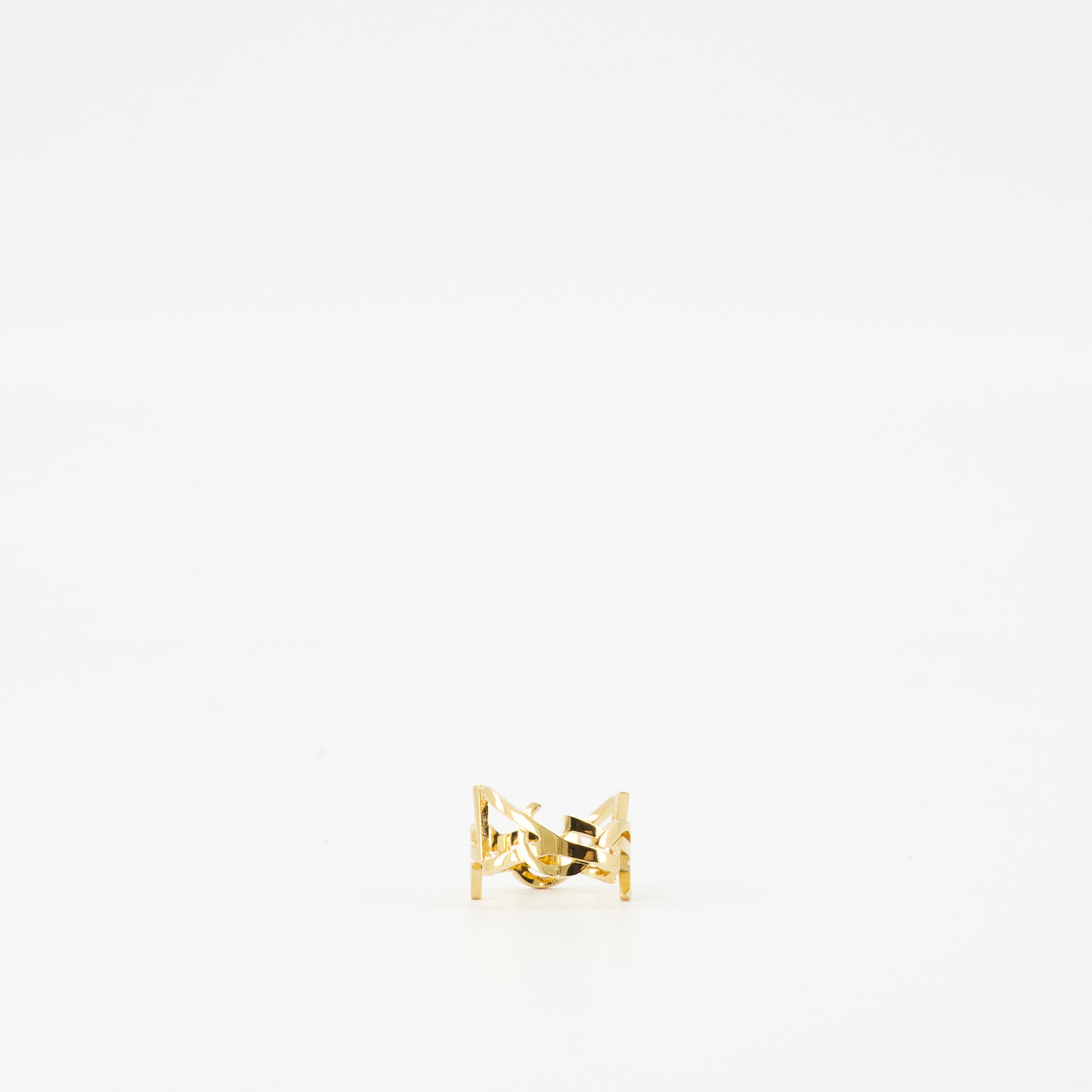 Bijoux Bague Cassandre Saint Laurent Doré Femme