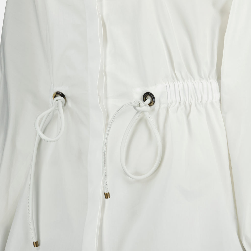 Immagine dell'articolo Camicia bianca in popeline di cotone di Max Mara per Donna - Stagione Primavera-Estate 2026 - Vista Dettagliata_1