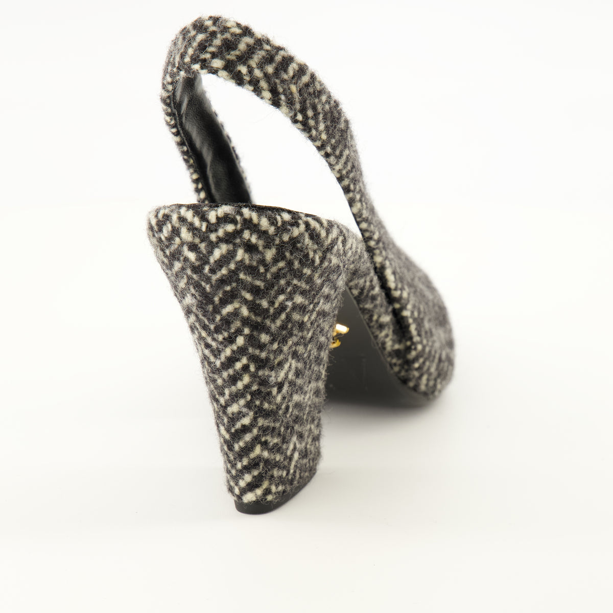 Escarpins Scarpe con tacco a Chevron Prada Gris Femme