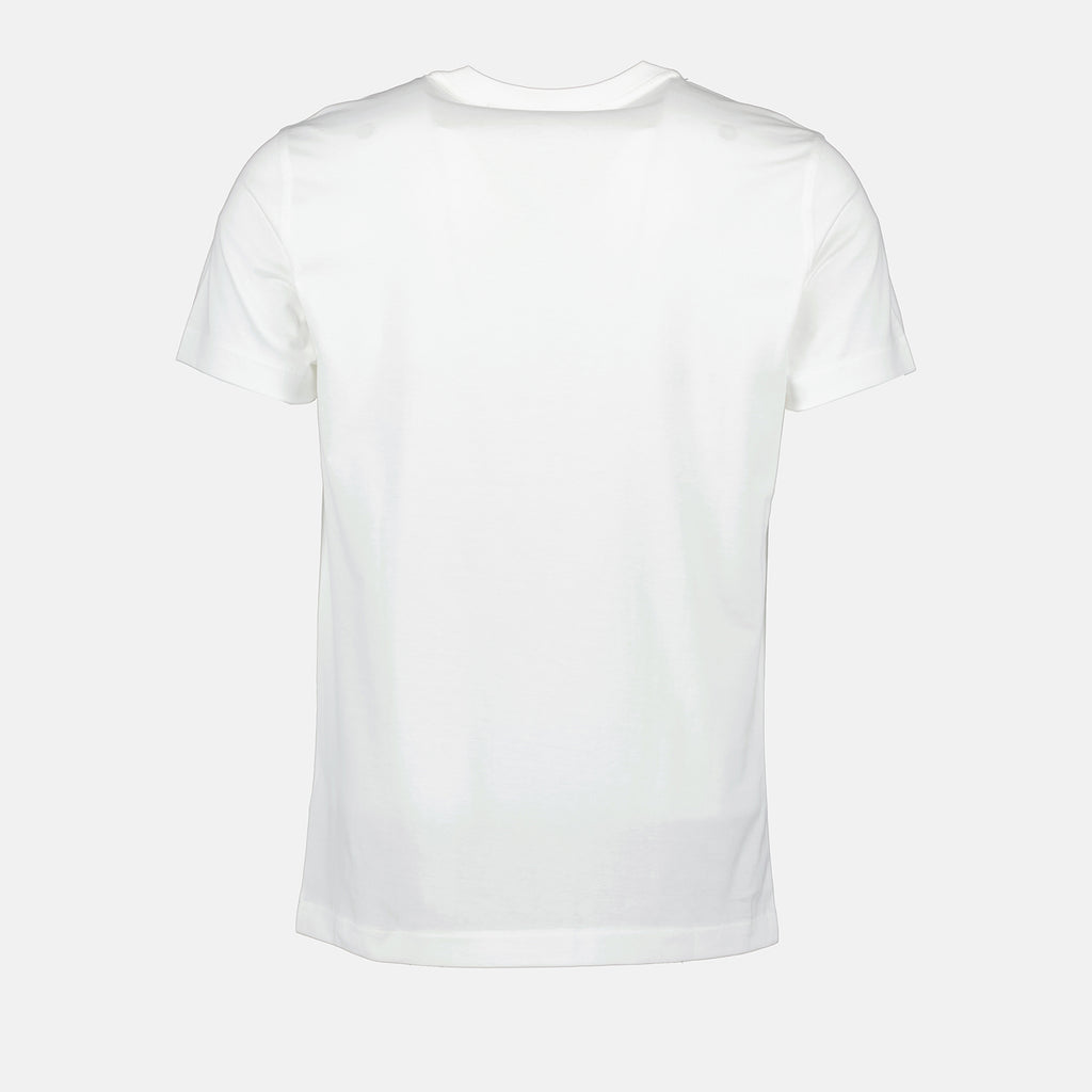 T-shirts T-shirt blanc à logo Saint Laurent Blanc Homme