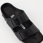 Chaussures ouvertes Sandálias Arizona Rivet Birkenstock Noir Homme