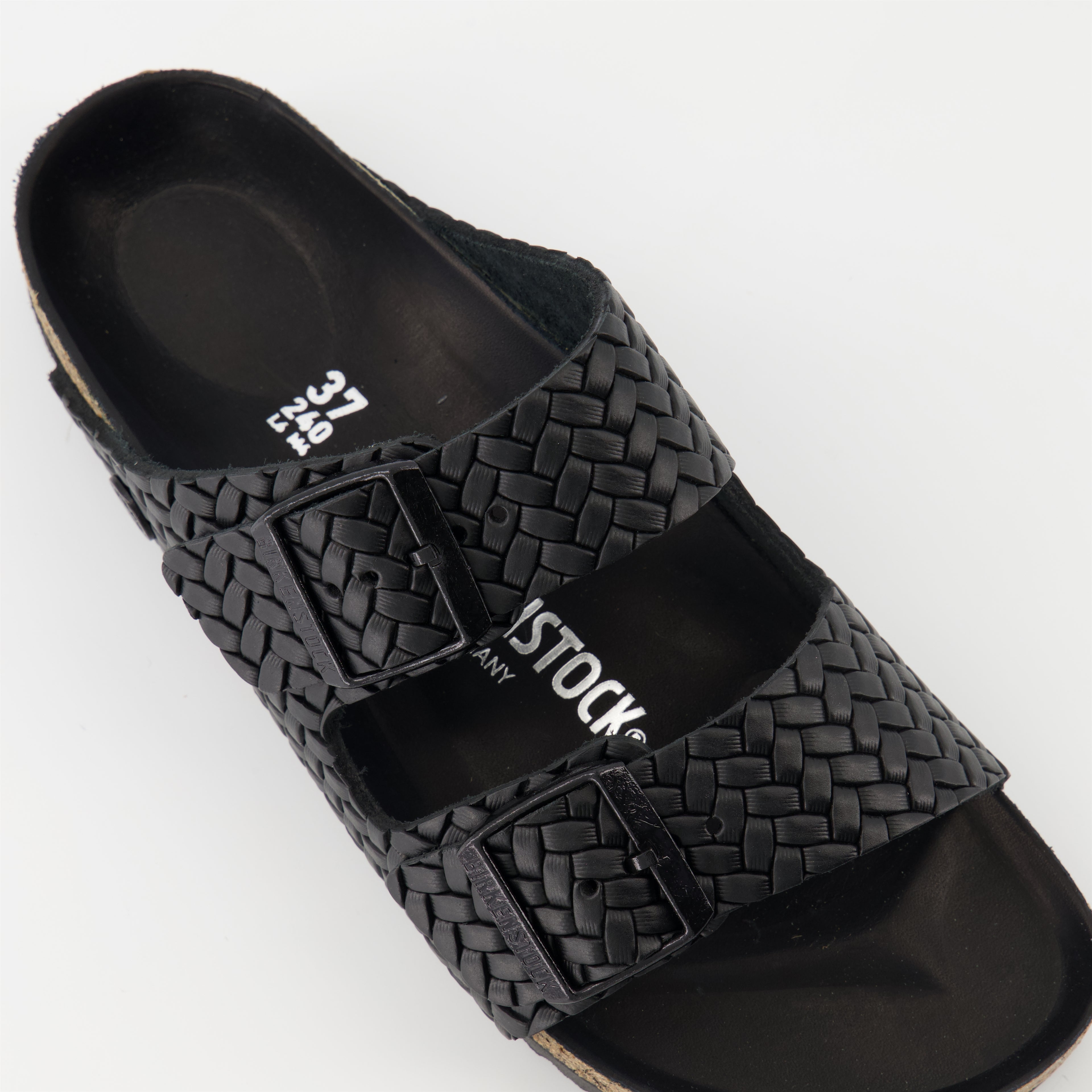 Chaussures ouvertes Sandálias Arizona Rivet Birkenstock Noir Homme