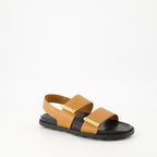 Scarpe aperte Sandali con Doppi Cinghietti Tod's Marrone Femme