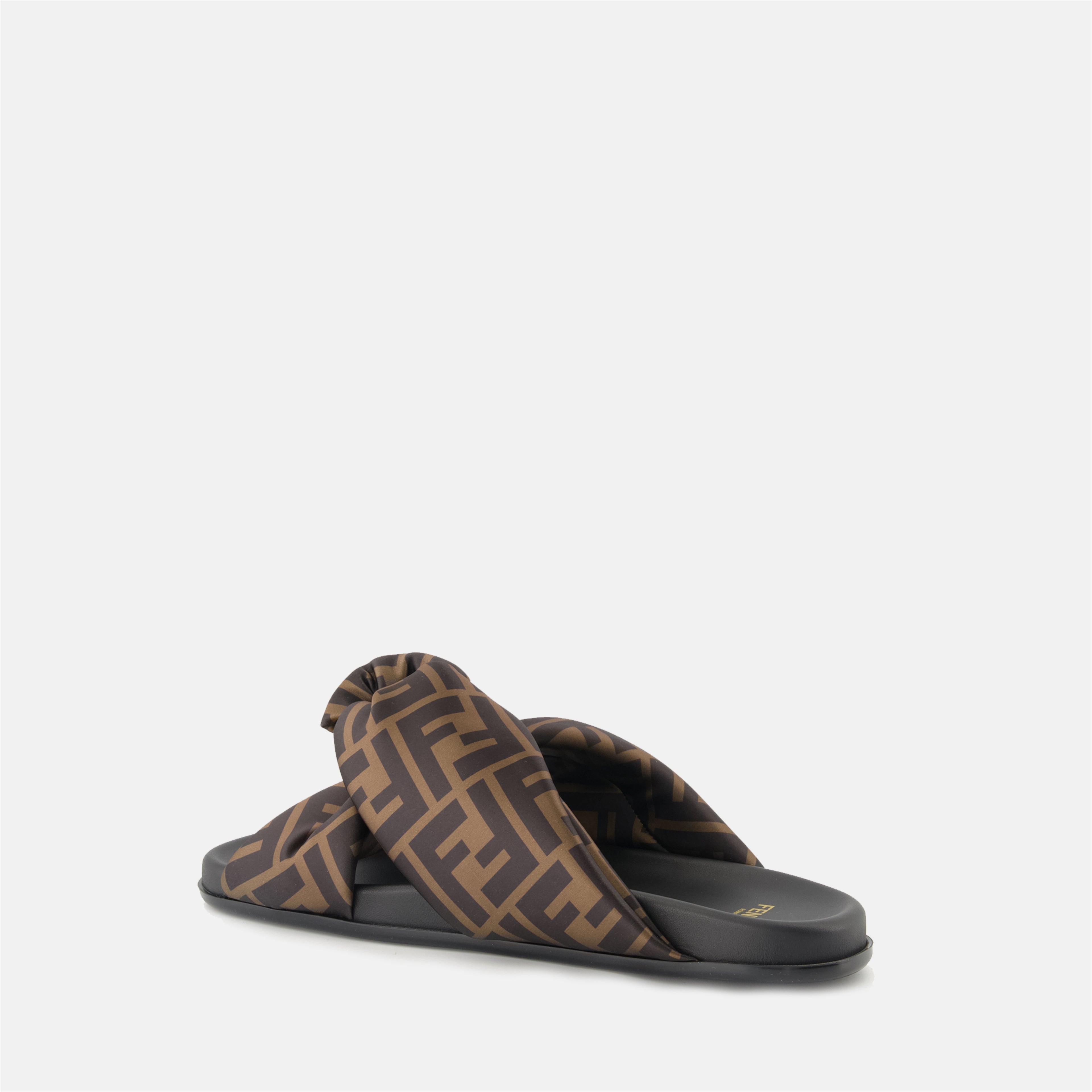 Offene schuhe Feel Sandalen Fendi Braun Femme