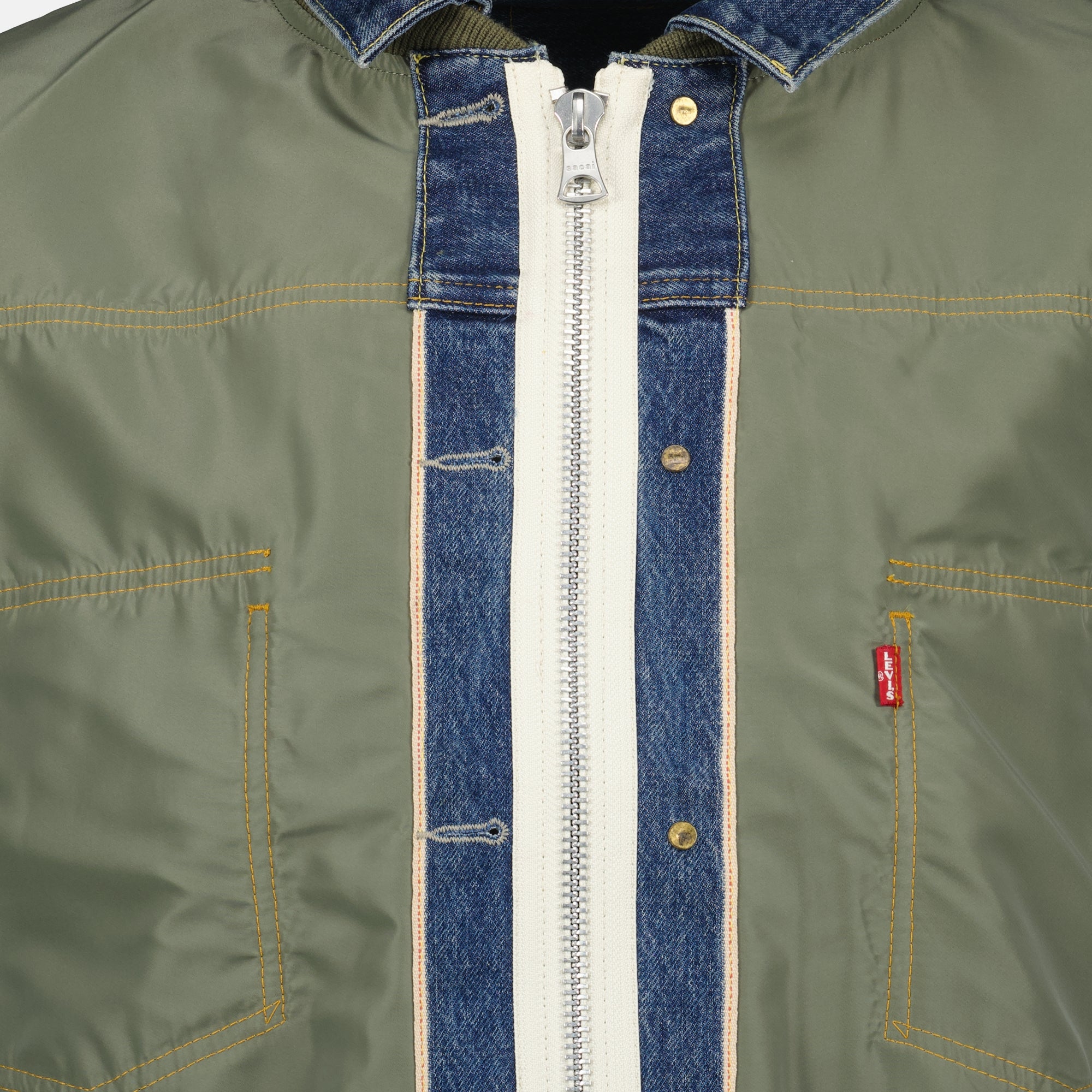 자켓 리버시블 자켓 Sacai x Levi's Sacai 카키 남성
