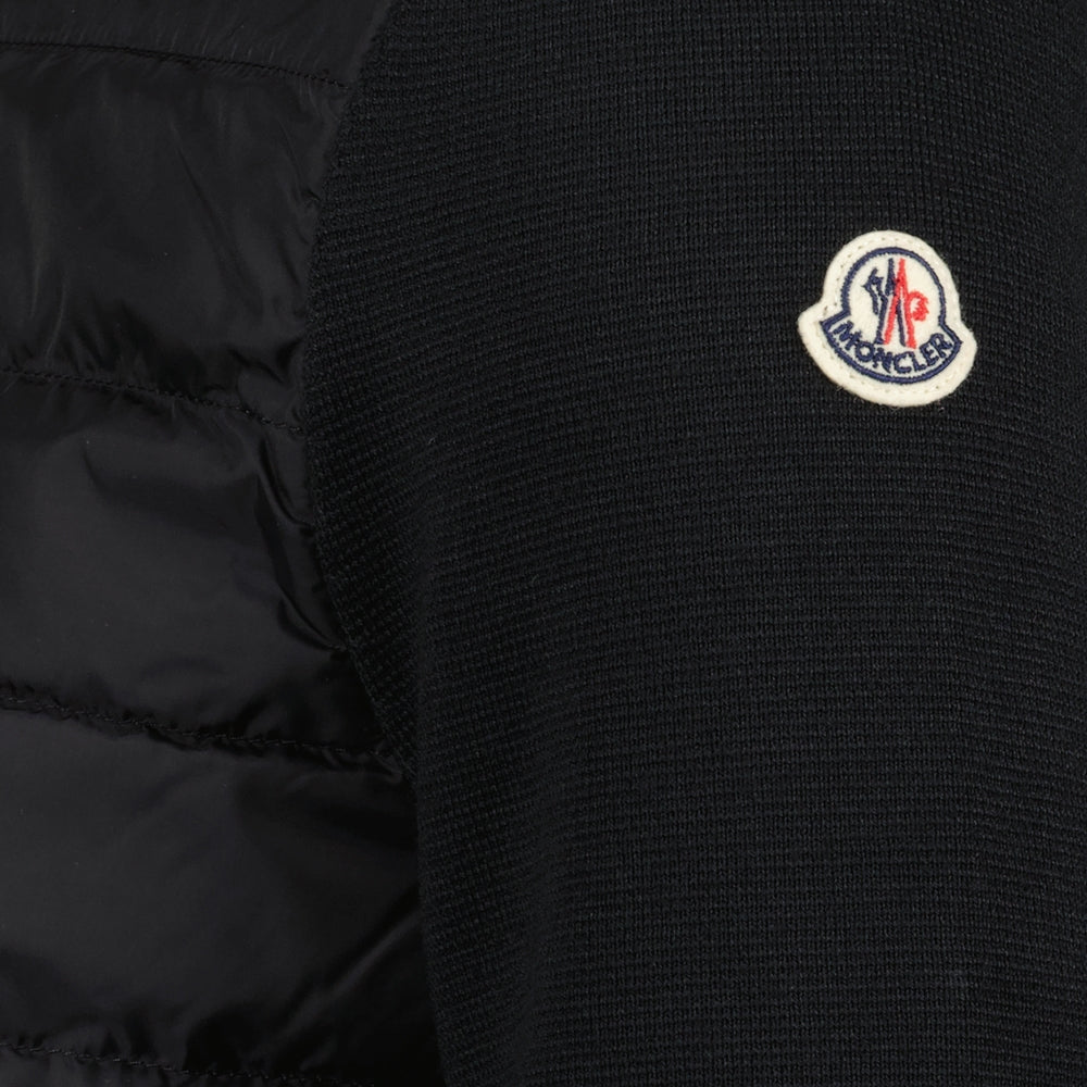 Vestes Veste bi-matière Moncler Noir Homme
