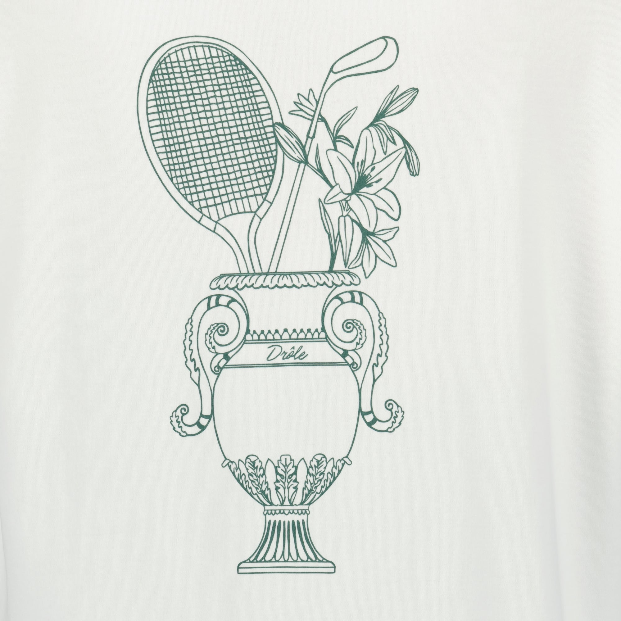 T-shirt T-Shirt Sport Medicis Drole De Monsieur Bianco Uomo
