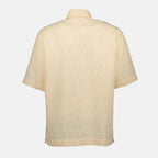 Hemden Leinenhemd Fendi Beige Homme