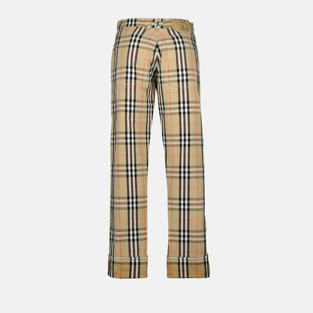 Hosen Karierte Hose Burberry Beige Homme