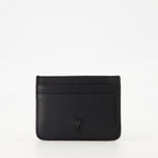 Image of the Ami heart cardholder by the brand Ami PARIS for Unisex - Autumn-Winter 2025 - Front View