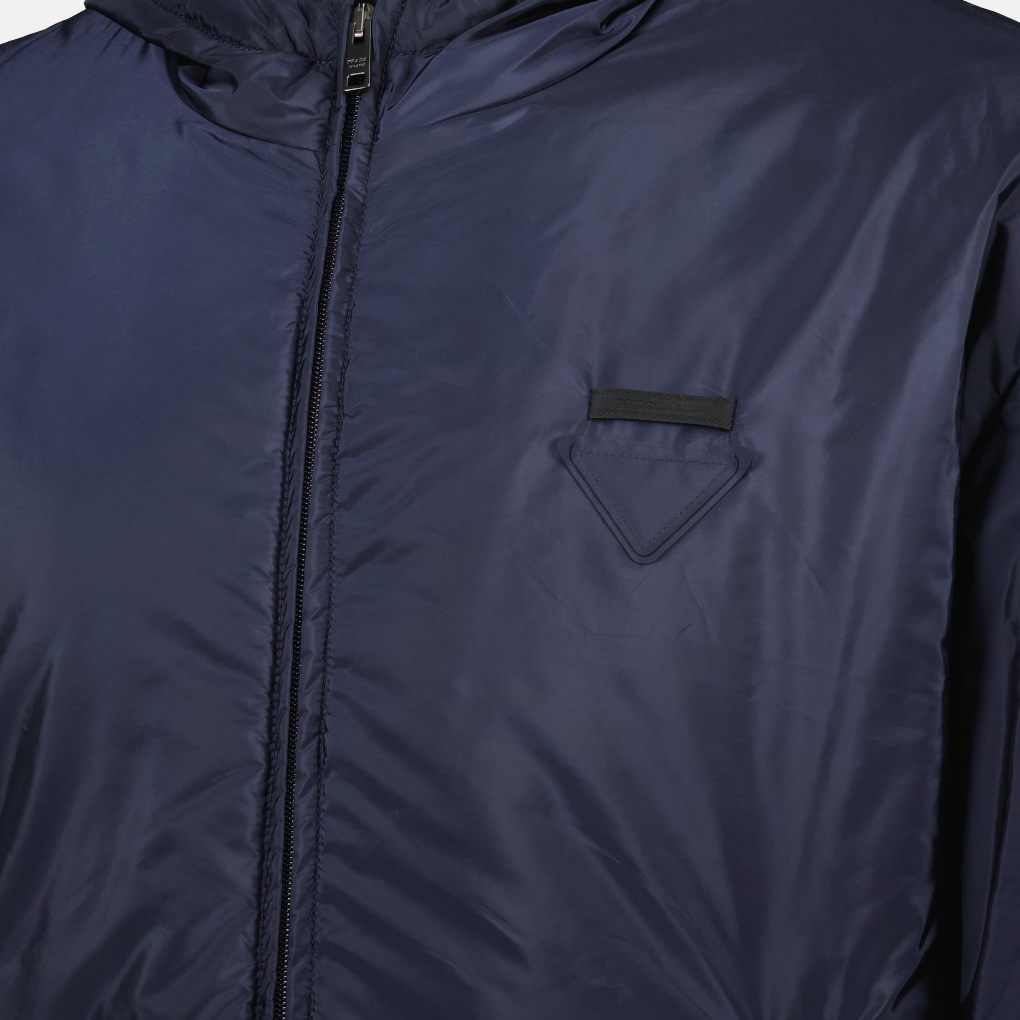 Vestes Veste zippée Prada Bleu foncé Homme
