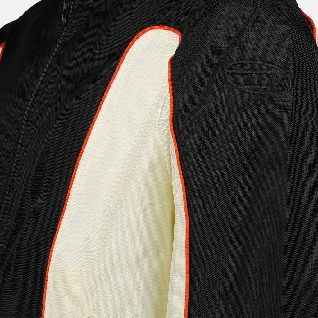 Image de l'article Veste J-Blink-WRD noir et blanche de la marque Diesel pour Homme - Saison Printemps-Été 2026 - Vue détaillée_1