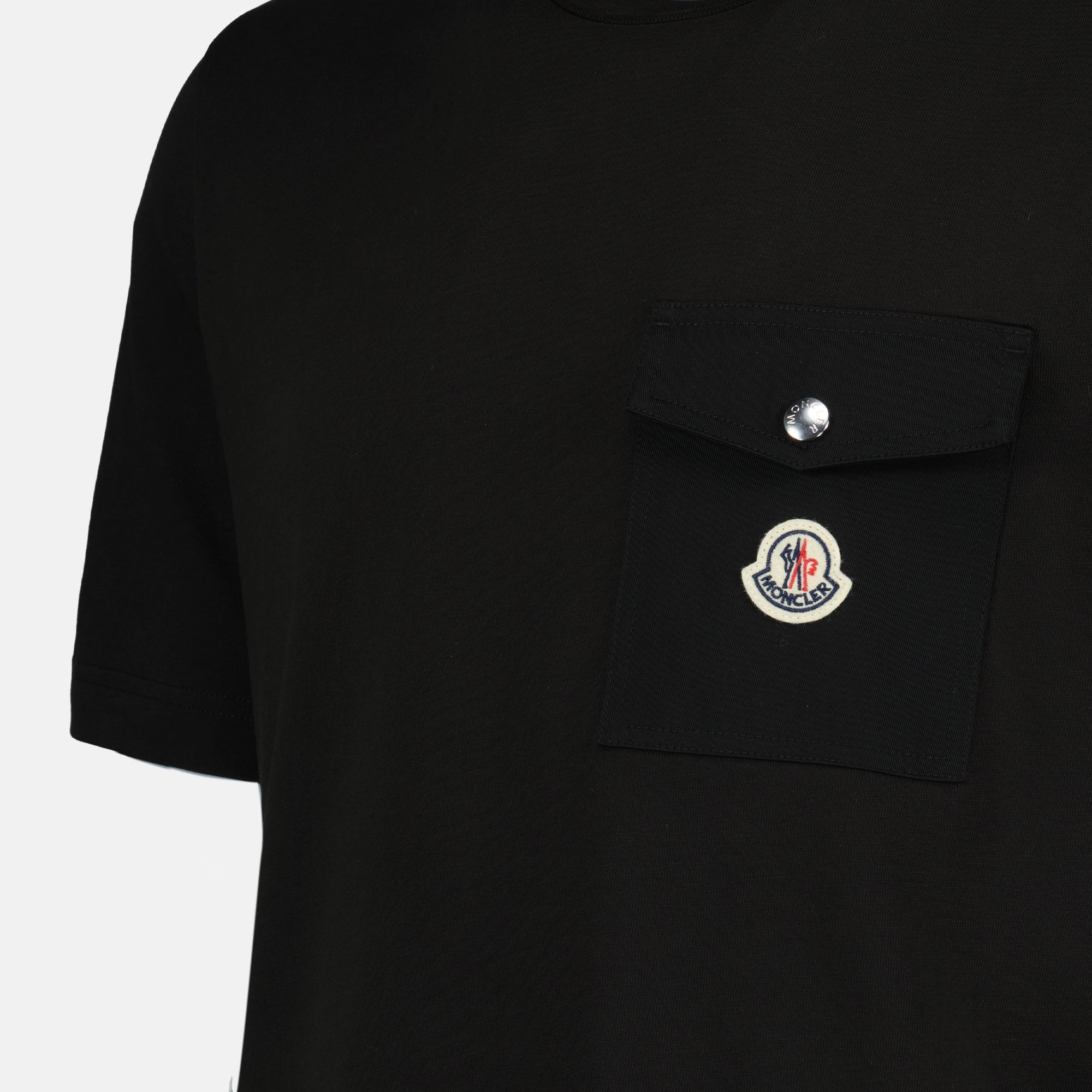 T-shirts T-shirt logo avec poche Moncler Noir Homme