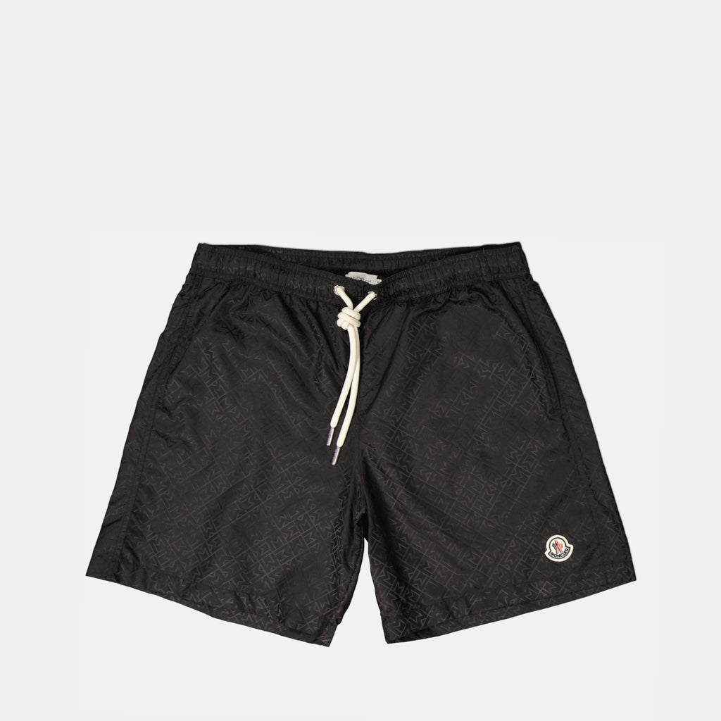 Imagem do Short de Banho Monograma da marca Moncler para Homem - Temporada Primavera-Verão 2025 - Vista Frontal