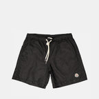 Imagem do Short de Banho Monograma da marca Moncler para Homem - Temporada Primavera-Verão 2025 - Vista Frontal