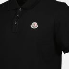 Polos Polo con Logo Moncler Negro Homme