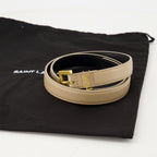 Cinturones Cinturón Delgado Cassandre Saint Laurent Beige Femme
