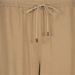 Image de l'article Pantalon fluide marron de la marque Max Mara pour Femme - Saison Printemps-Été 2026 - Vue de Dos