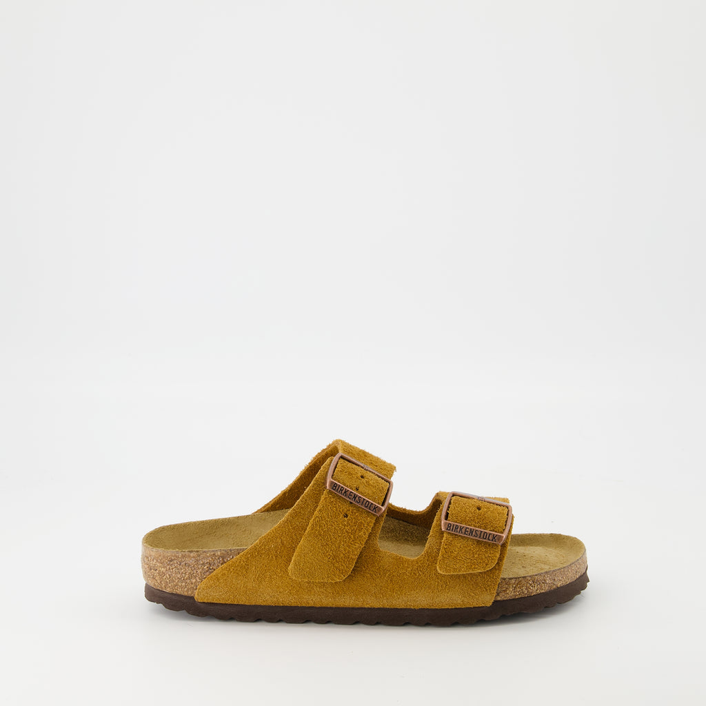 Chaussures ouvertes Sandales Arizona Birkenstock Marron Femme