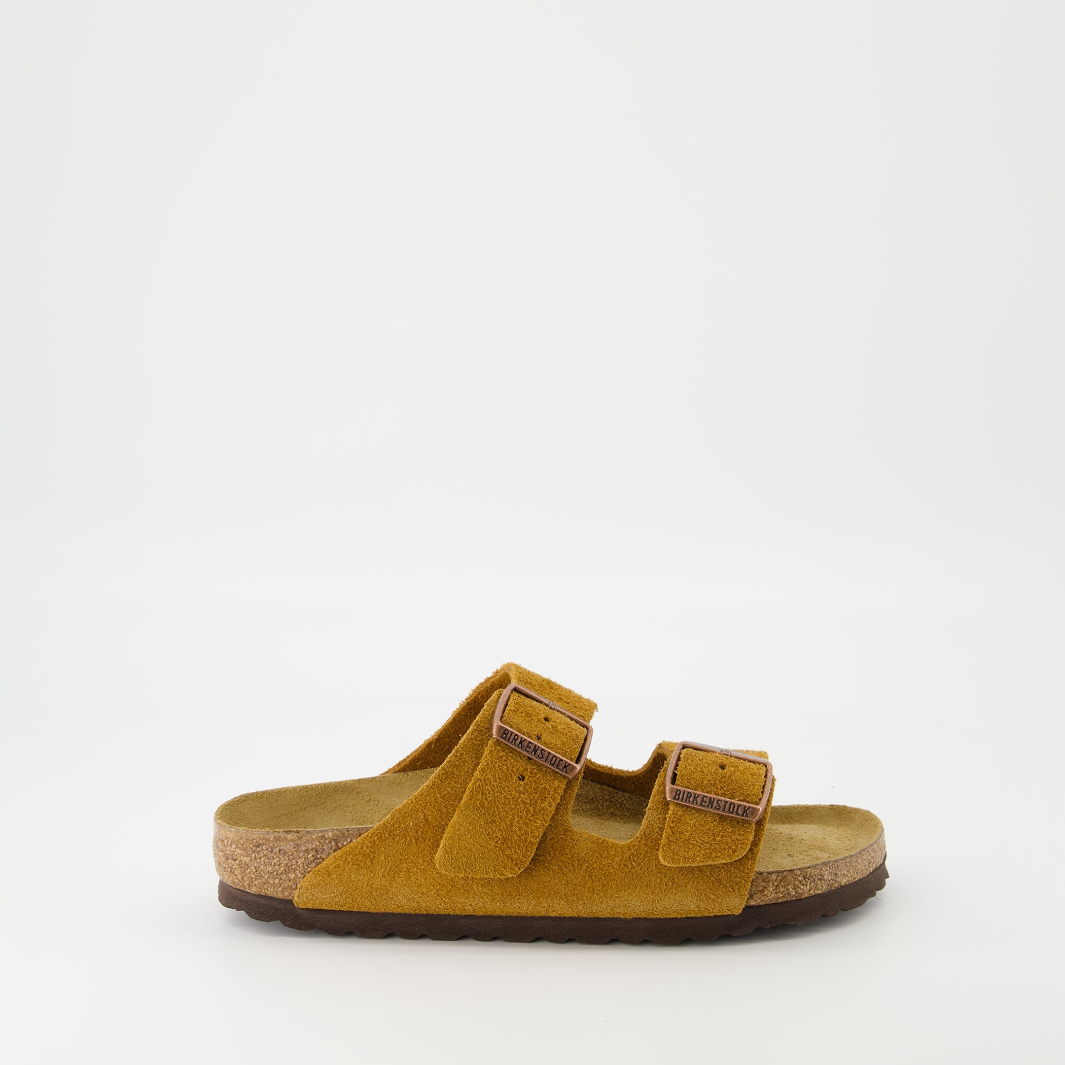 Chaussures ouvertes Sandales Arizona Birkenstock Marron Femme