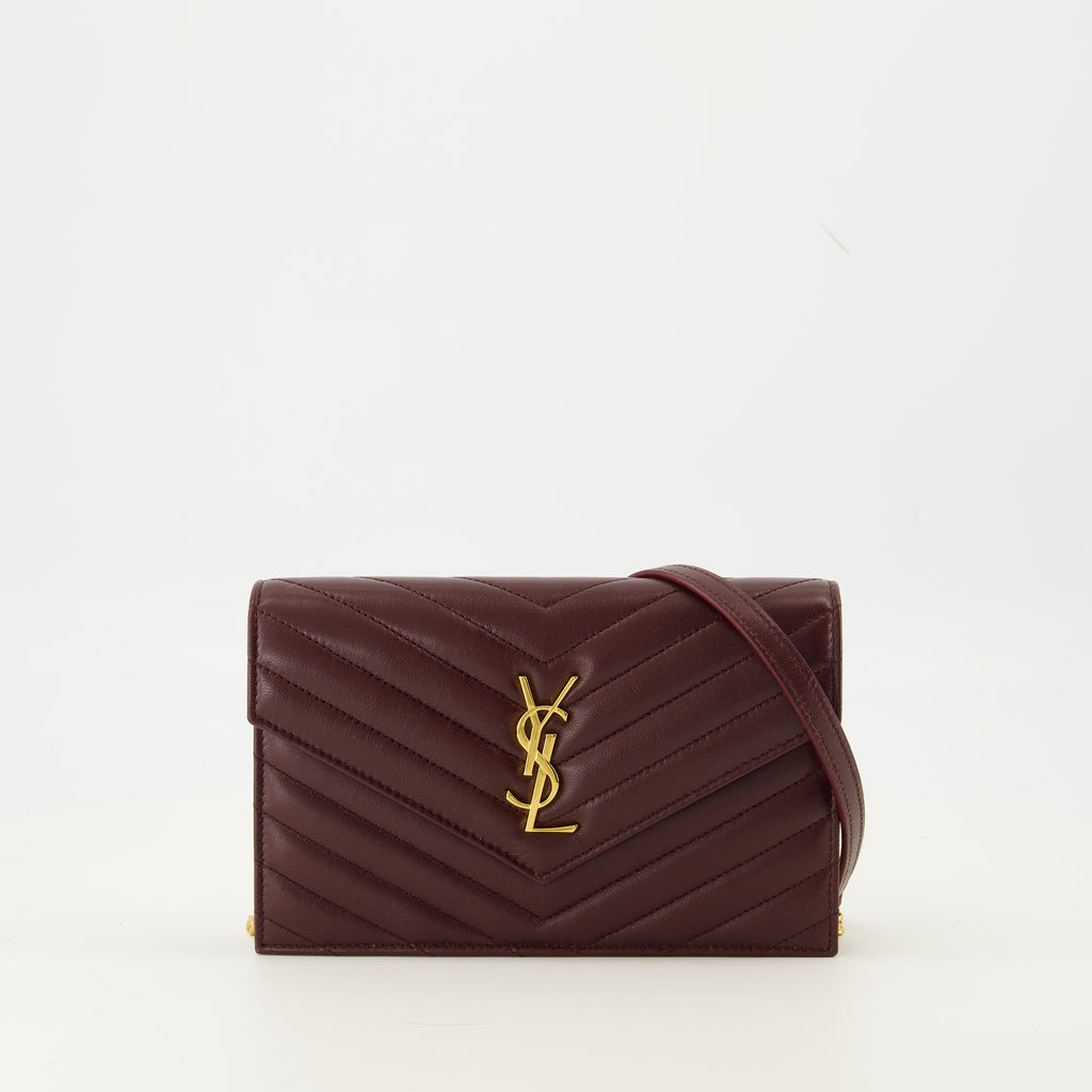 Bild des Saint Laurent Marken Kettenumschlaggeldbörse für Frauen - Herbst-Winter 2025 - Vorderansicht