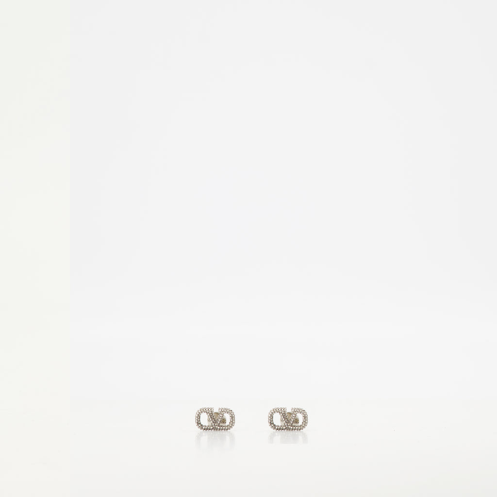 Bijoux Boucles d'oreilles VLogo Valentino Garavani Argenté Femme