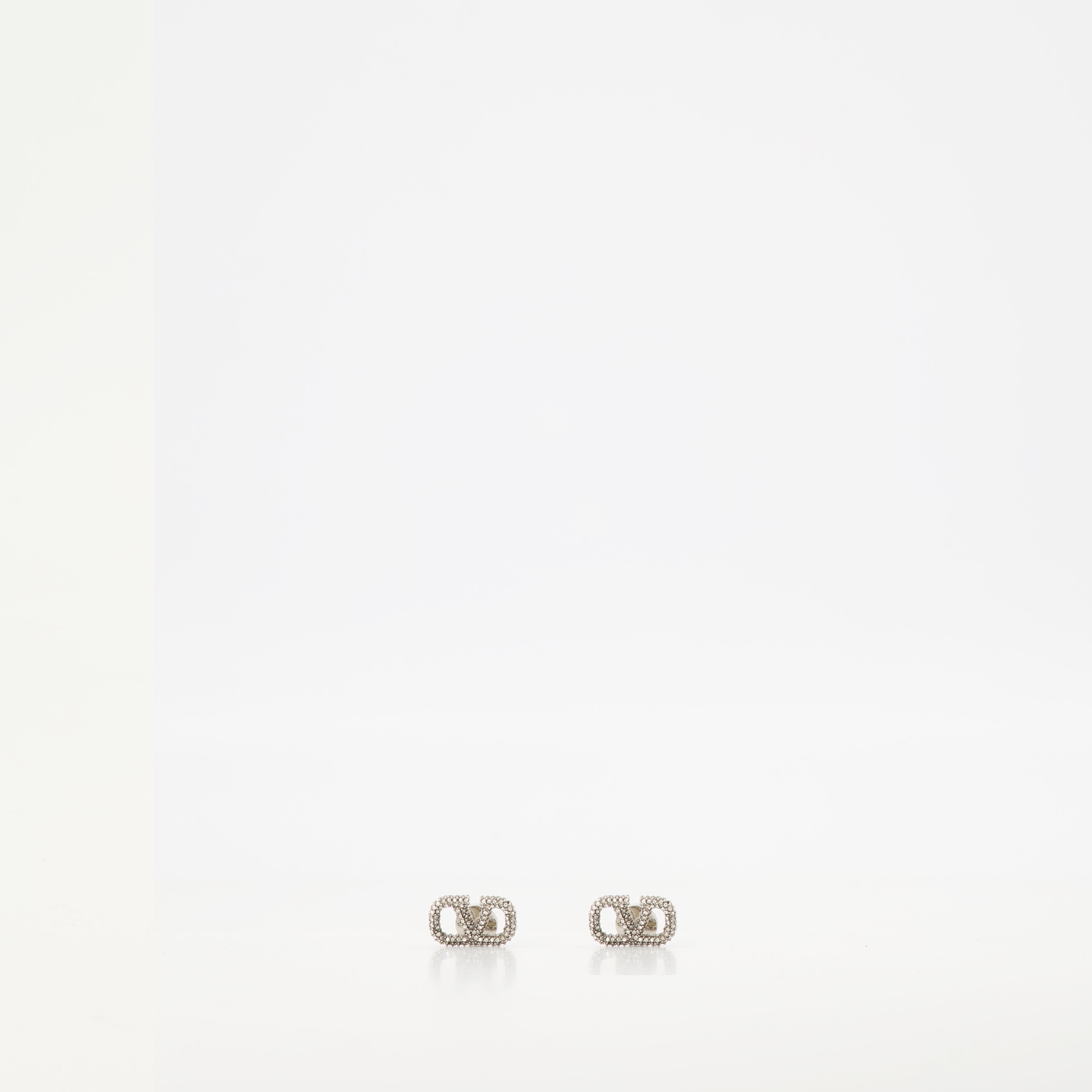 Bijoux Boucles d'oreilles VLogo Valentino Garavani Argenté Femme