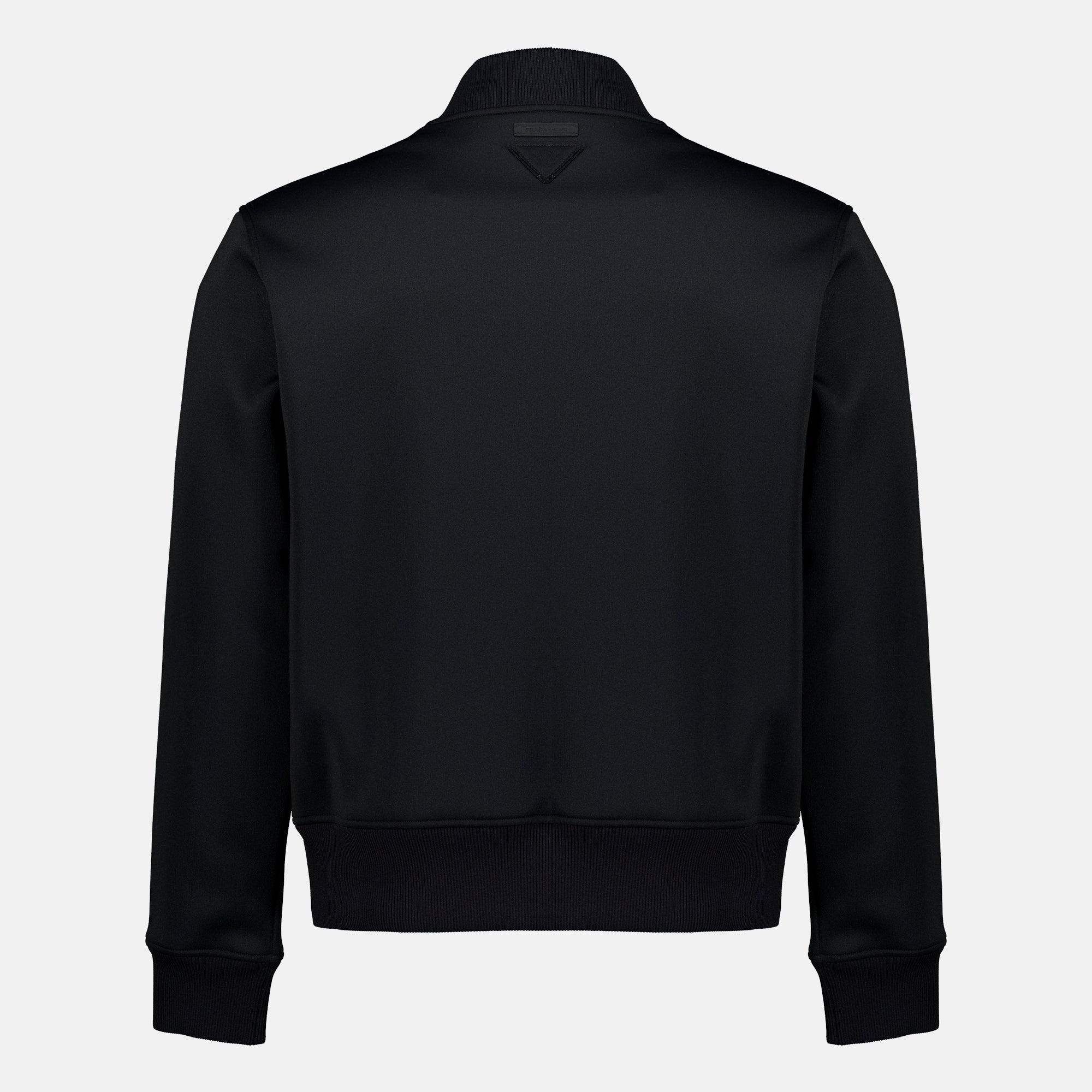 Vestes 블랙 패브릭 재킷 Prada Noir Homme