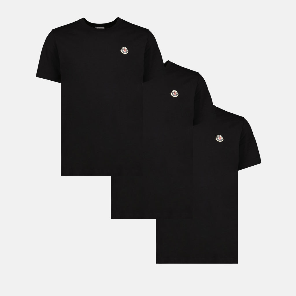 T-shirt Lot de t-shirts Moncler Nero Homme