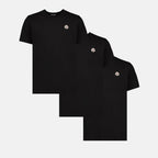 T-shirt Lot de t-shirts Moncler Nero Homme