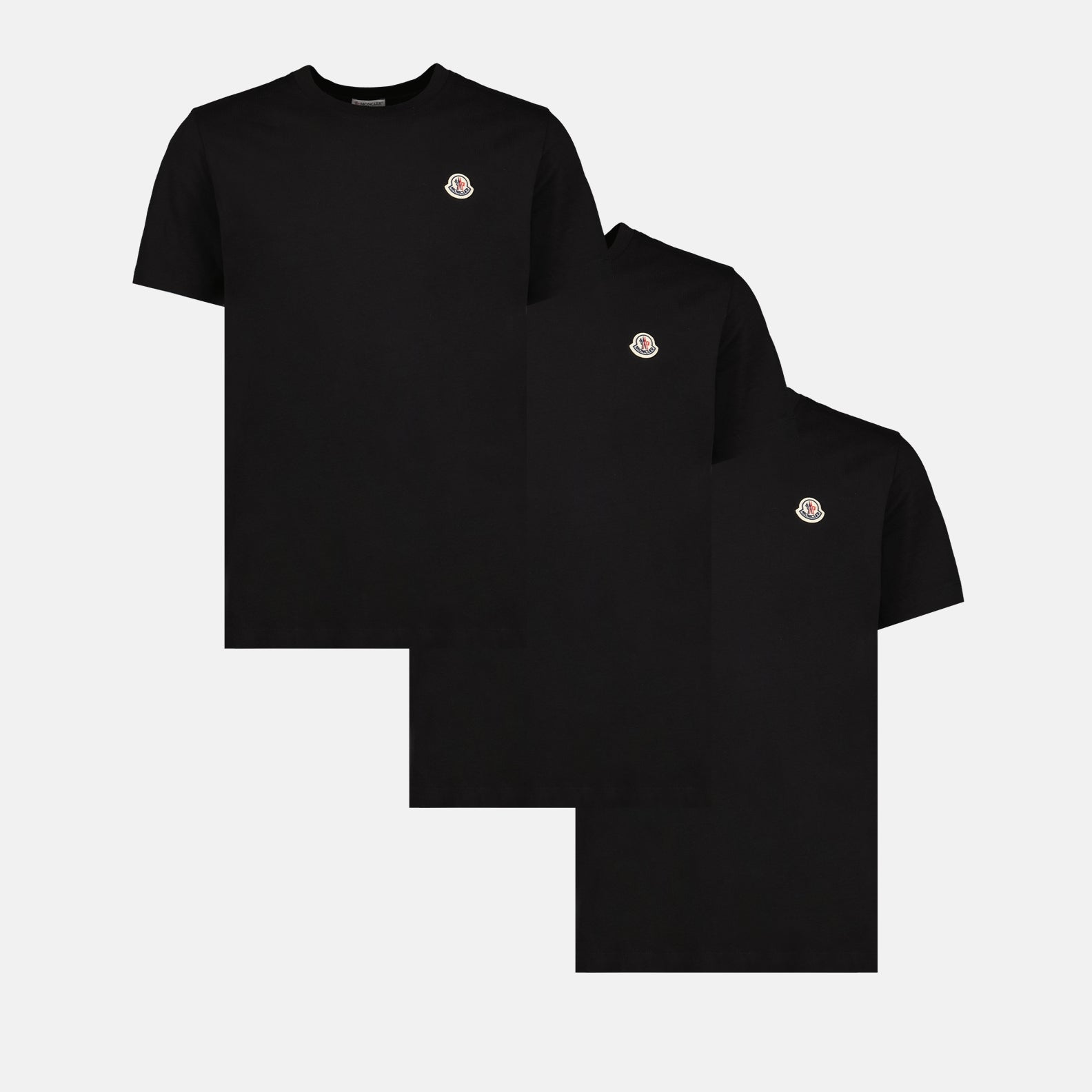 T-shirts Lot de t-shirts Moncler Noir Homme