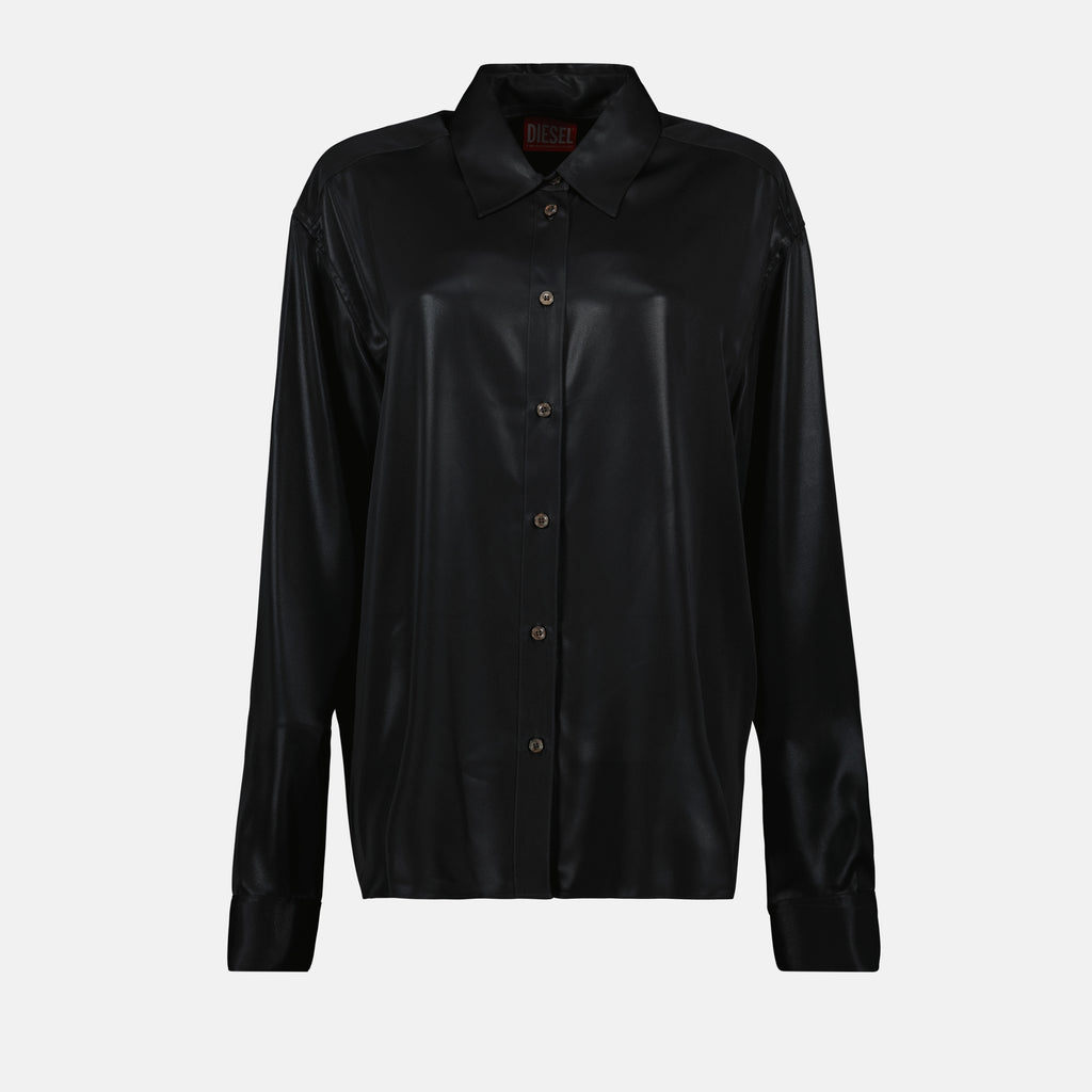 Camicie S-Simply Black Shirt Diesel Nero Femme