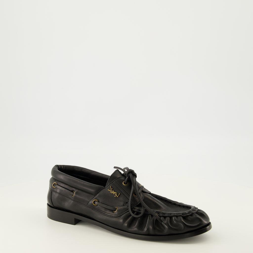 Mocassins Mocassins Loafer Bateau noir Saint Laurent Noir Homme