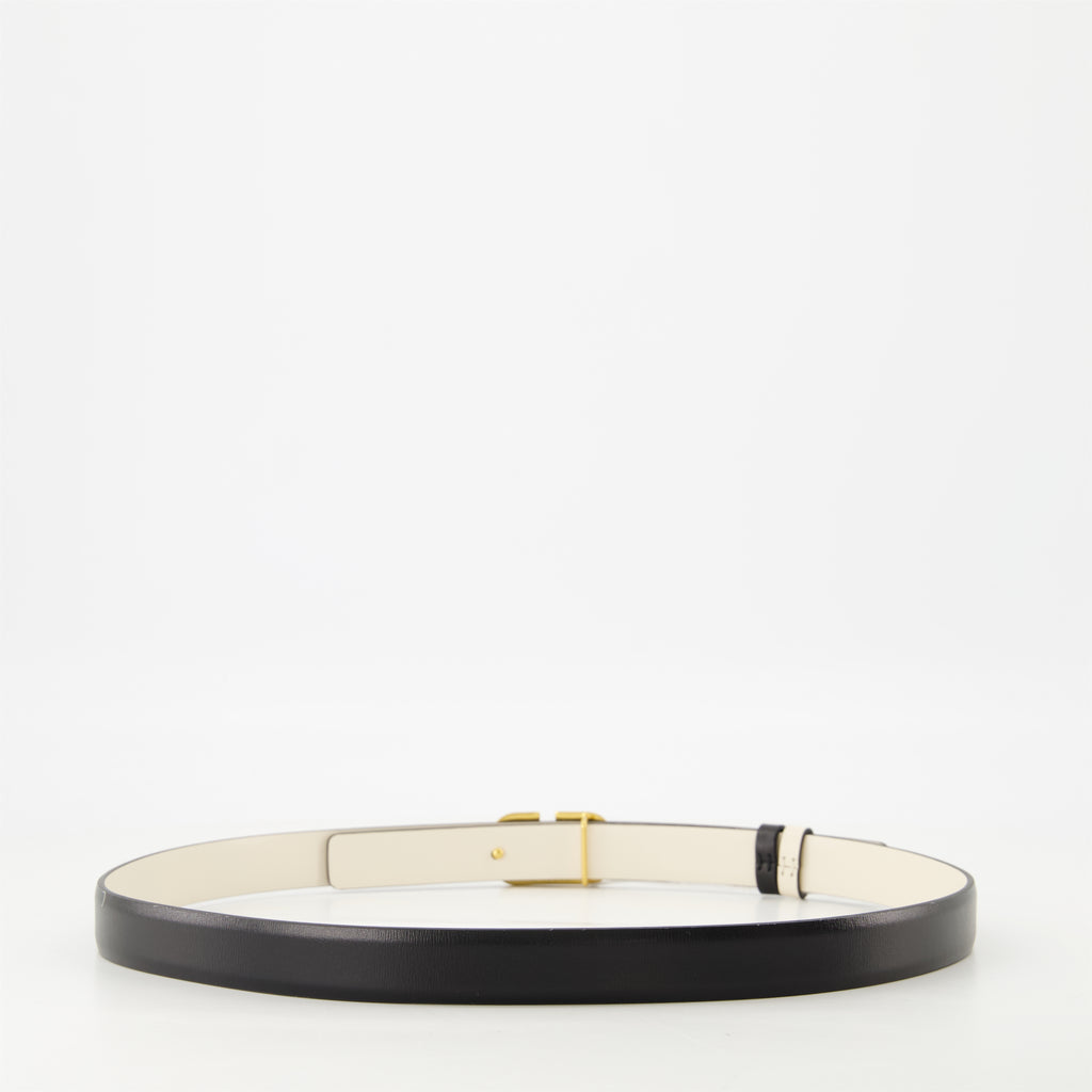 Cintos Ceinture réversible VLogo Valentino Garavani Preto Femme