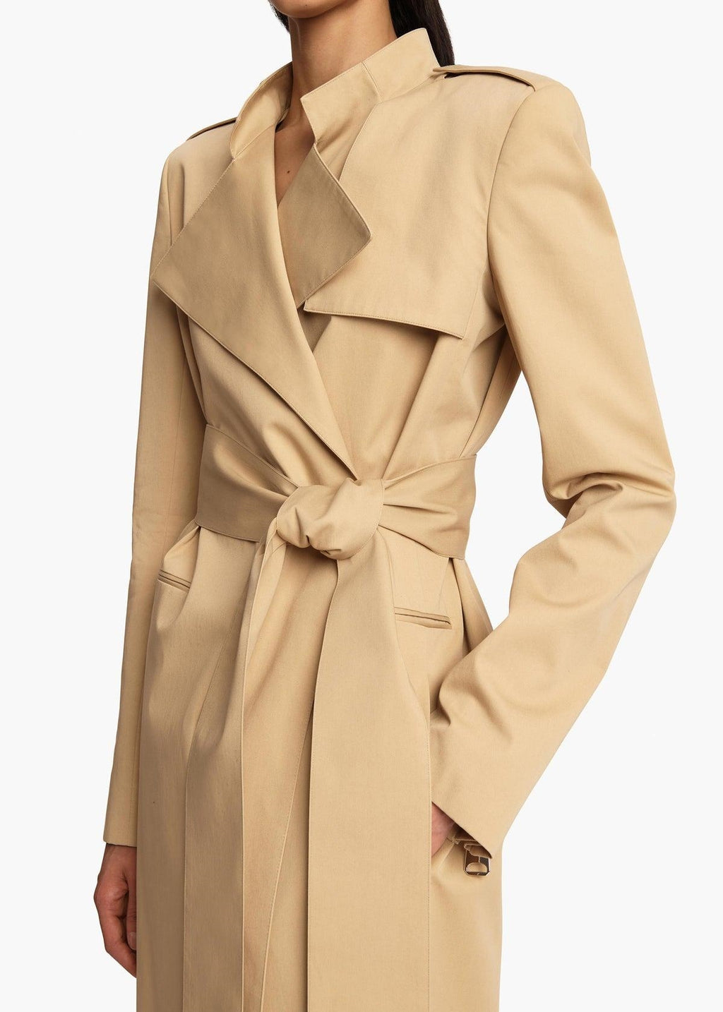 Cappotti Trench Maxwell Khaite Beige Femme