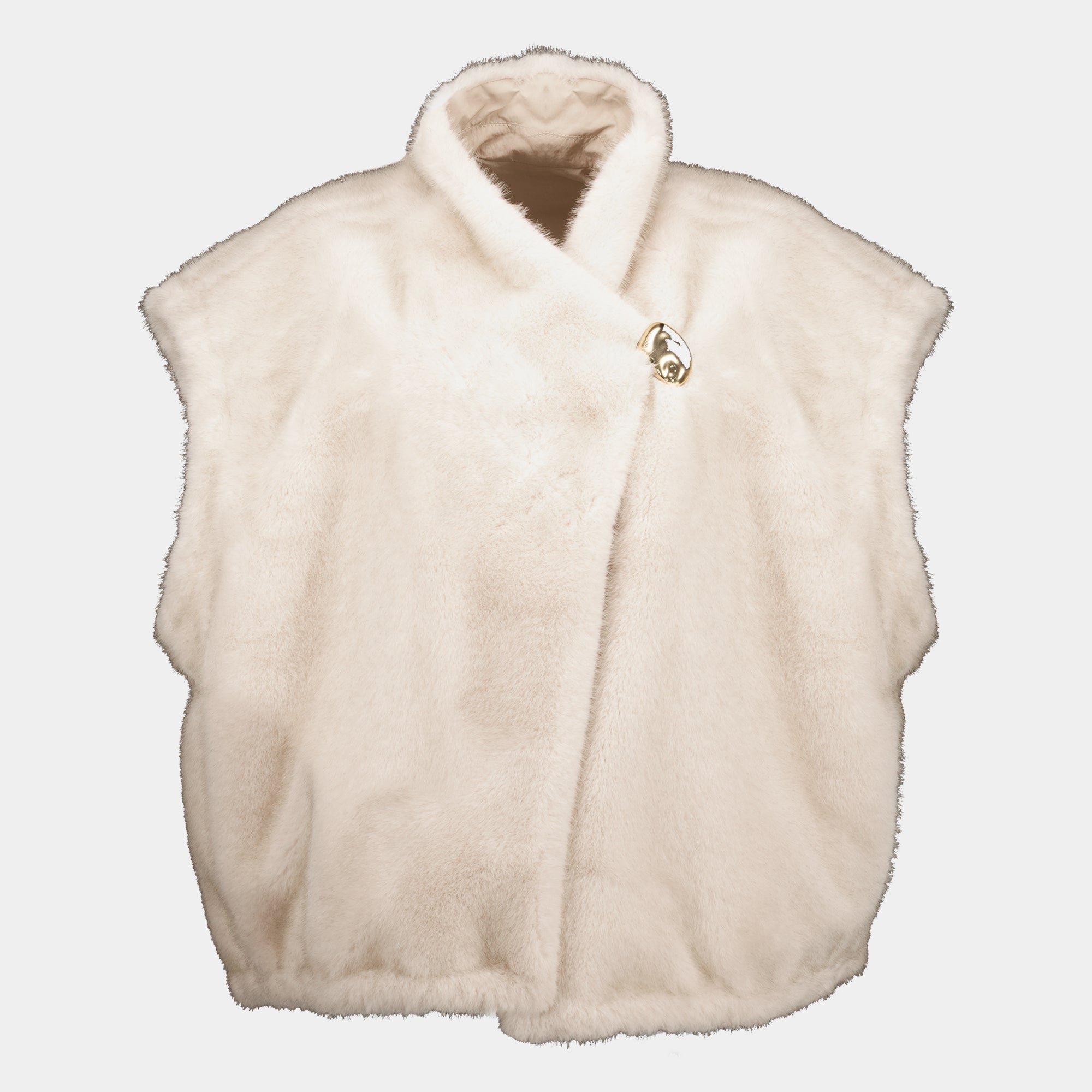 Vestes Doudoune réversible 2 en 1 Chardonneret en teddy Moncler Beige Femme