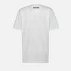 Bild des bedruckten T-Shirts der Marke Moschino für Damen - Herbst-Winter-Saison 2025 - Detailansicht_2
