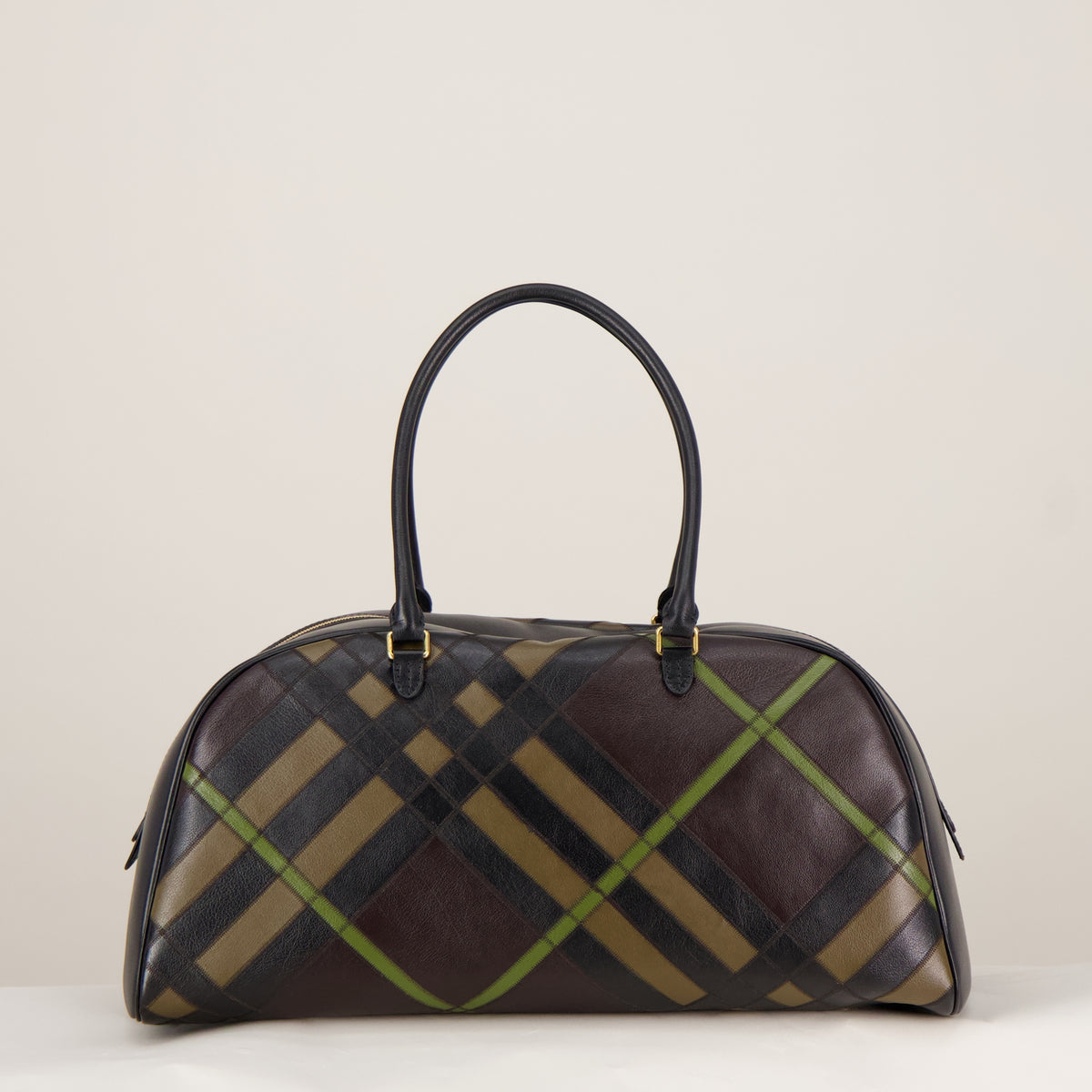 Sacs de sport et voyage ハイランドチェックボウリングバッグ Burberry Marron Homme