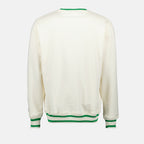 Malhas Sweatshirt Slogan Drole De Monsieur Branco Homme