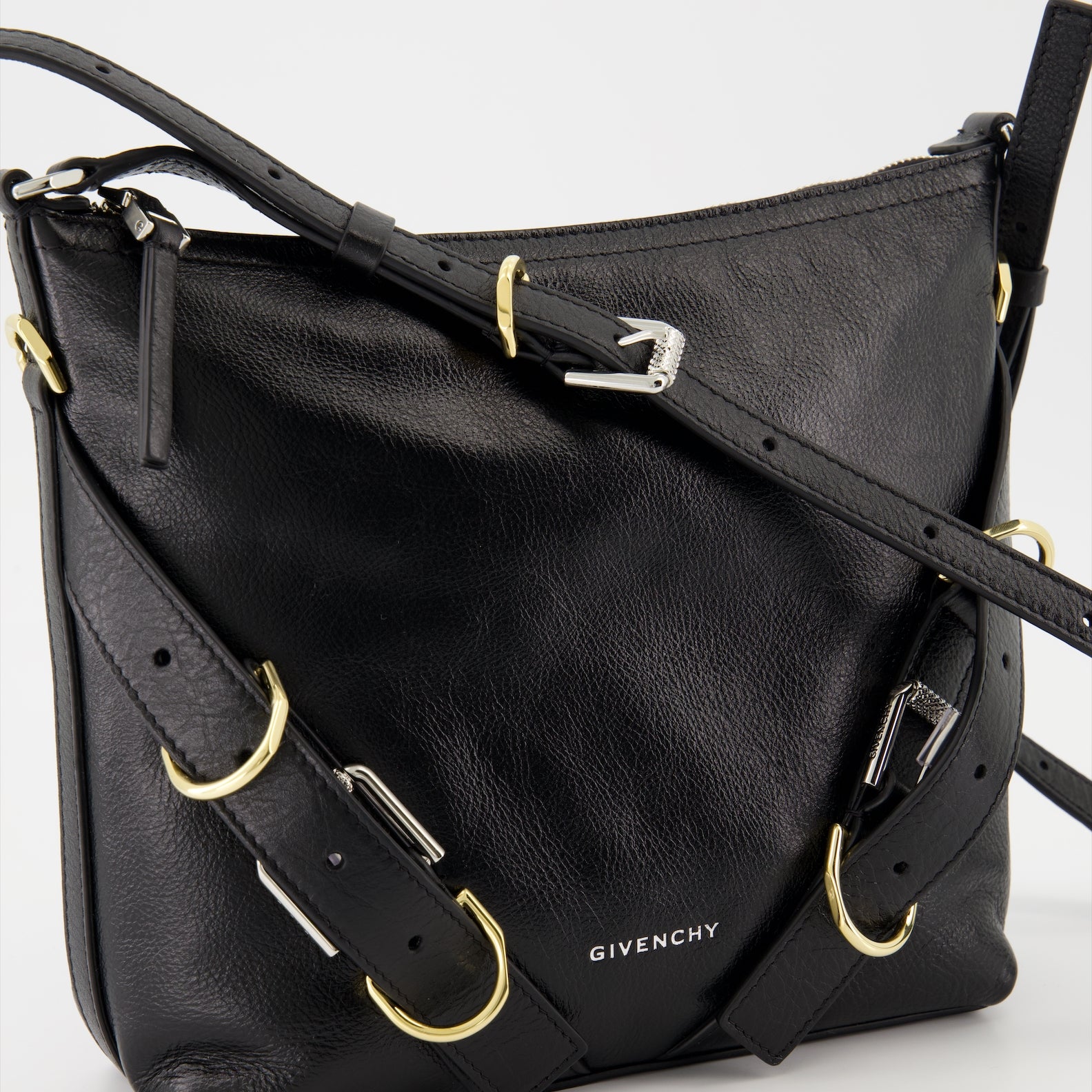 Bolsas de mão e de ombro Bolsa de Couro Voyou Givenchy Preto Femme