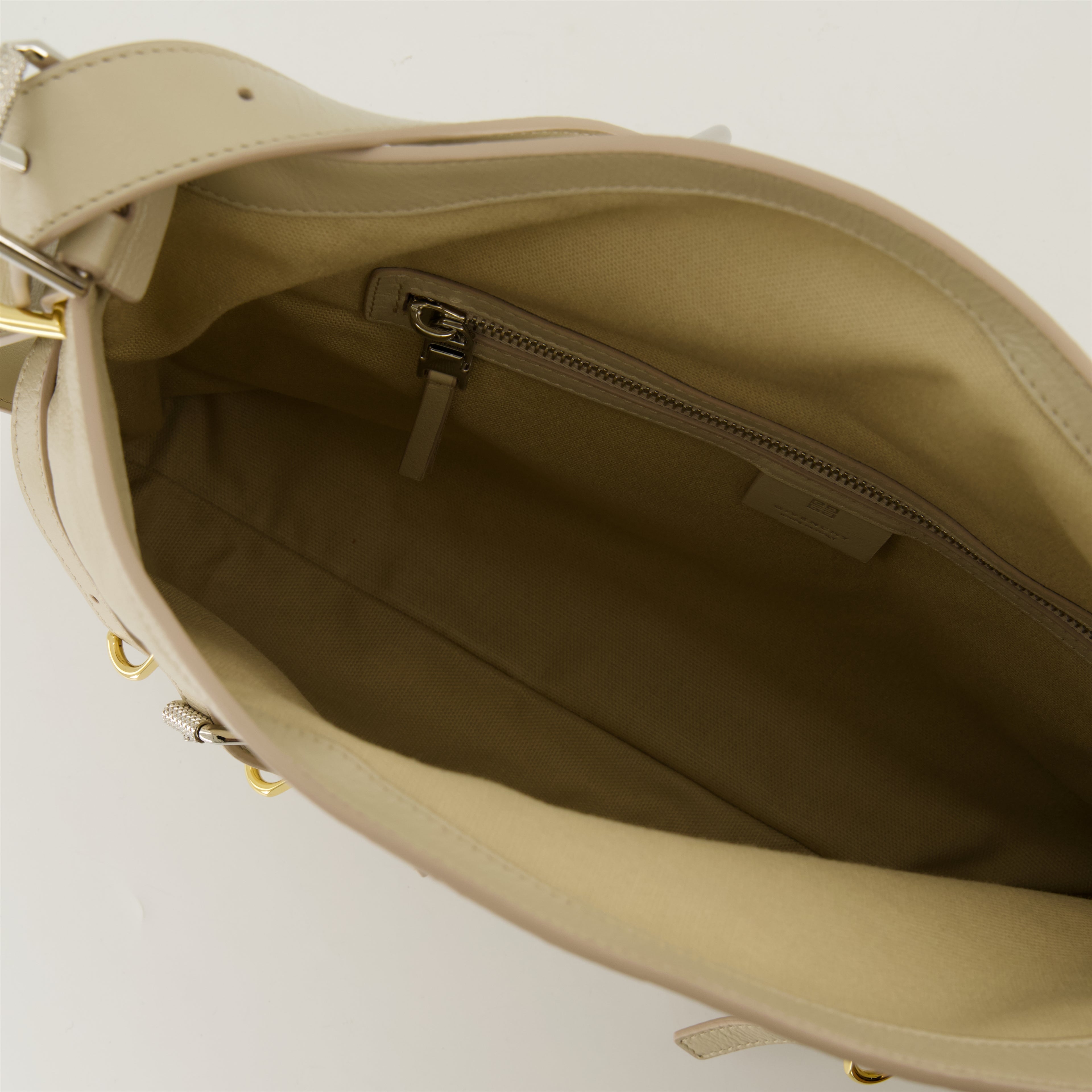 Sacs à main et épaule Sac Voyou en cuir Givenchy Beige Femme